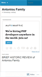 Mobile Screenshot of antonioufamily.wordpress.com