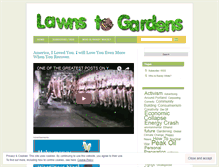 Tablet Screenshot of lawnstogardens.wordpress.com