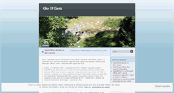 Desktop Screenshot of killerofgiant.wordpress.com