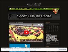 Tablet Screenshot of pelosporttudo.wordpress.com