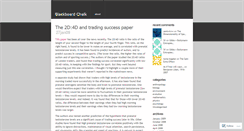 Desktop Screenshot of blackboardchalk.wordpress.com