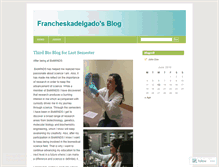 Tablet Screenshot of francheskadelgado.wordpress.com