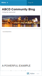 Mobile Screenshot of abcdcommunity.wordpress.com