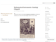 Tablet Screenshot of mathblogging.wordpress.com