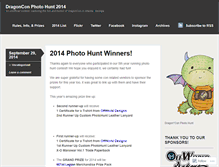 Tablet Screenshot of dcphotohunt.wordpress.com