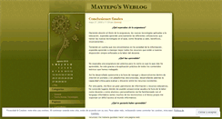 Desktop Screenshot of maytepg.wordpress.com