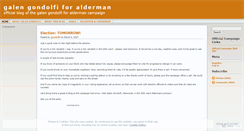Desktop Screenshot of gondolfi.wordpress.com