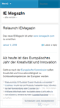 Mobile Screenshot of iemag.wordpress.com