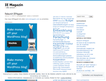 Tablet Screenshot of iemag.wordpress.com