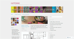 Desktop Screenshot of corcoranhappening.wordpress.com