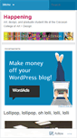 Mobile Screenshot of corcoranhappening.wordpress.com