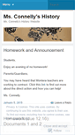 Mobile Screenshot of msconnellyshistory.wordpress.com