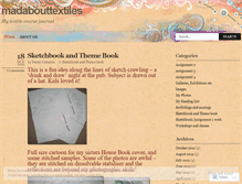 Tablet Screenshot of madabouttextiles.wordpress.com