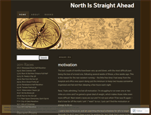 Tablet Screenshot of northisstraightahead.wordpress.com