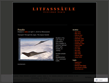 Tablet Screenshot of litfasssaeule.wordpress.com