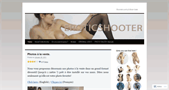 Desktop Screenshot of eroticshooter.wordpress.com