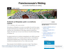 Tablet Screenshot of franciscosouza.wordpress.com