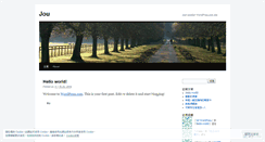 Desktop Screenshot of jou816.wordpress.com