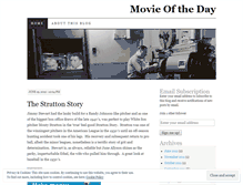 Tablet Screenshot of mydailymovie.wordpress.com