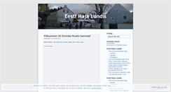 Desktop Screenshot of estniskahusetilund.wordpress.com