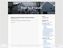 Tablet Screenshot of estniskahusetilund.wordpress.com