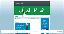 Desktop Screenshot of javacomcafe.wordpress.com