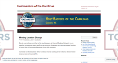 Desktop Screenshot of hostmastersofthecarolinas.wordpress.com