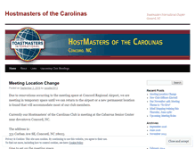 Tablet Screenshot of hostmastersofthecarolinas.wordpress.com