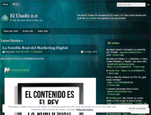 Tablet Screenshot of elusado.wordpress.com