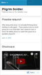 Mobile Screenshot of pilgrimsoldier.wordpress.com