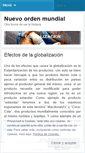 Mobile Screenshot of globalizatedworld.wordpress.com