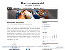 Tablet Screenshot of globalizatedworld.wordpress.com