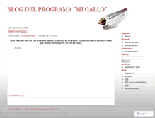 Tablet Screenshot of migallo.wordpress.com