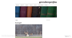 Desktop Screenshot of greenkeeperjim.wordpress.com