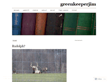 Tablet Screenshot of greenkeeperjim.wordpress.com