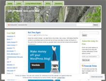 Tablet Screenshot of dropwisesolutions.wordpress.com