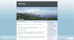 Desktop Screenshot of keithtravels.wordpress.com