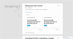 Desktop Screenshot of banglong.wordpress.com