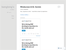 Tablet Screenshot of banglong.wordpress.com