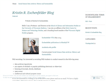 Tablet Screenshot of kreschen.wordpress.com