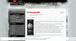 Desktop Screenshot of gagasmusic.wordpress.com