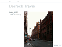 Tablet Screenshot of derrecktravis.wordpress.com