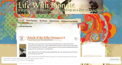 Desktop Screenshot of lifewithblondie.wordpress.com