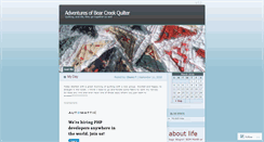 Desktop Screenshot of bearcreekquilter.wordpress.com