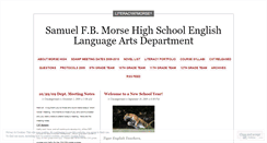 Desktop Screenshot of literacyatmorse1.wordpress.com