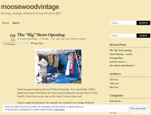 Tablet Screenshot of moosewoodvintage.wordpress.com