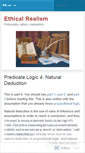 Mobile Screenshot of ethicalrealism.wordpress.com