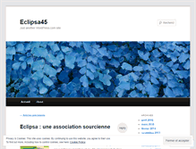 Tablet Screenshot of eclipsa45.wordpress.com