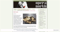 Desktop Screenshot of operanorth.wordpress.com