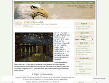 Tablet Screenshot of legacyteamconnection.wordpress.com